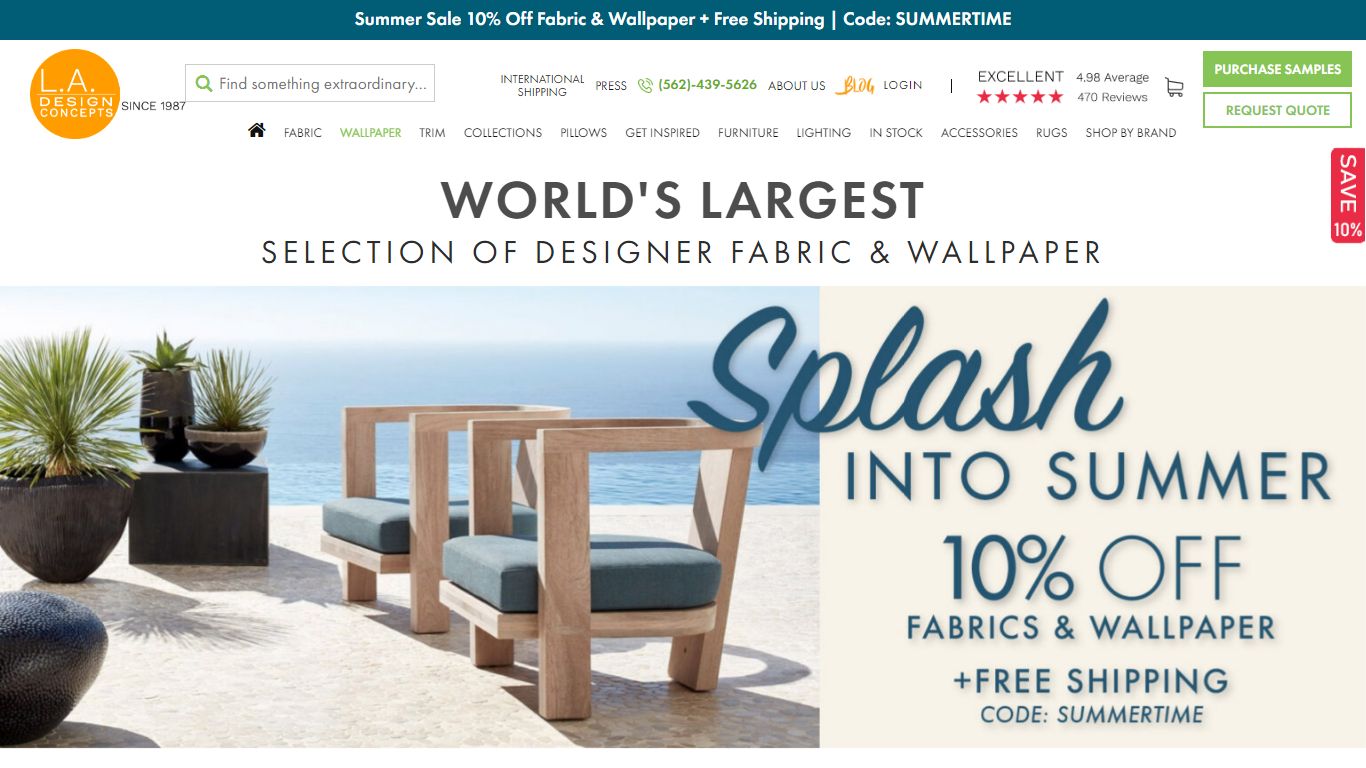 Designer Wallpaper (40% Off) World’s Largest Selection